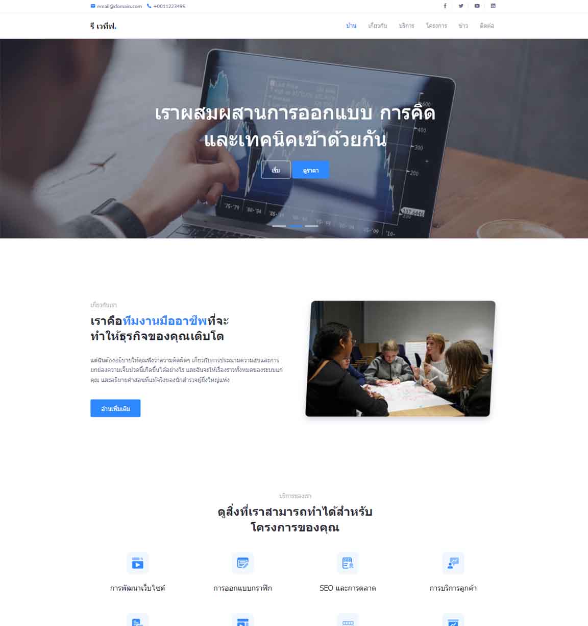 ทำเว็บไซต์ สำเร็จรูป